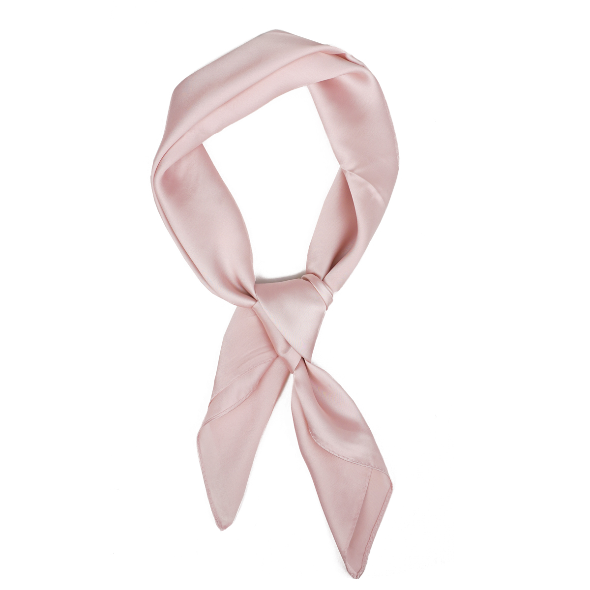 pale pink satin huivi