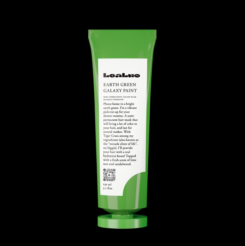 LeaLuo earth green Galaxy paint